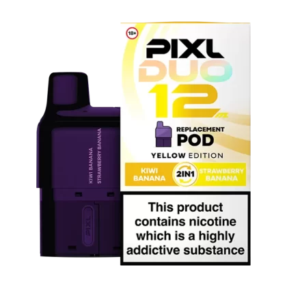 Yellow Edition Pixl Duo 12 Refill Pack - 20mg - Vape Product