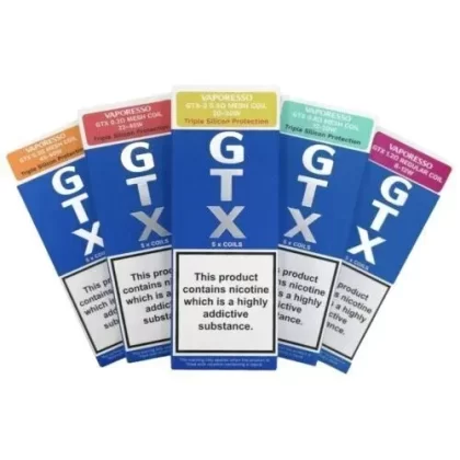 Vaporesso GTX Coils ( Pack Of 5) 8 Variations 1.2 0.8 0.6 0.4 0.3 0.2 0.15
