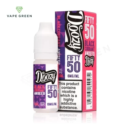 Blackcurrant Aniseed E-Liquid by Doozy Fifty 50 - Eliquidsupply