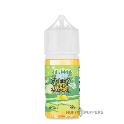 The Finest Salt Nic – Green Apple Citrus Menthol 30mL