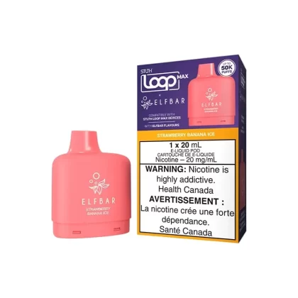 STLTH Loop MAX x ELFBAR 50k – Strawberry Banana Ice