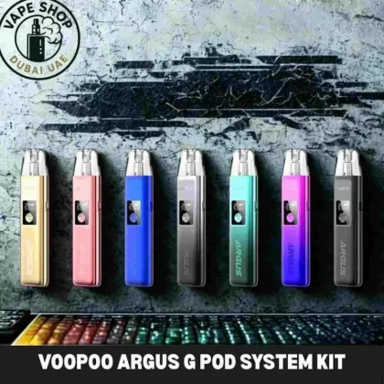 VOOPOO Argus G Pod System Kit in Dubai - Gloss Black, Gold Pink