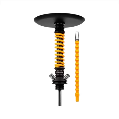 Shisha Mamay Customs Coilover Mini Yellow Black Gloss - Mamay Customs / Uszczelka / Dyfuzor / Talerzyk / Ustnik / Aluminium / Niebieski