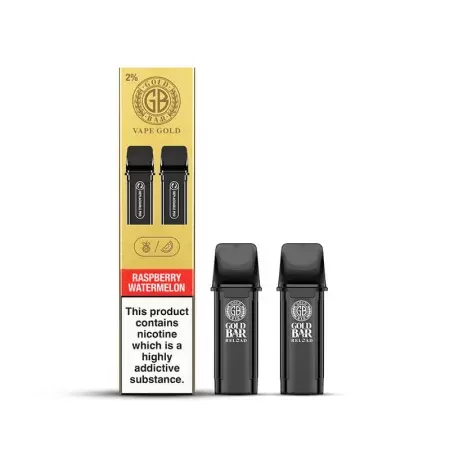 Gold Bar Reload Prefilled Pod 2 Pack -Raspberry Watermelon