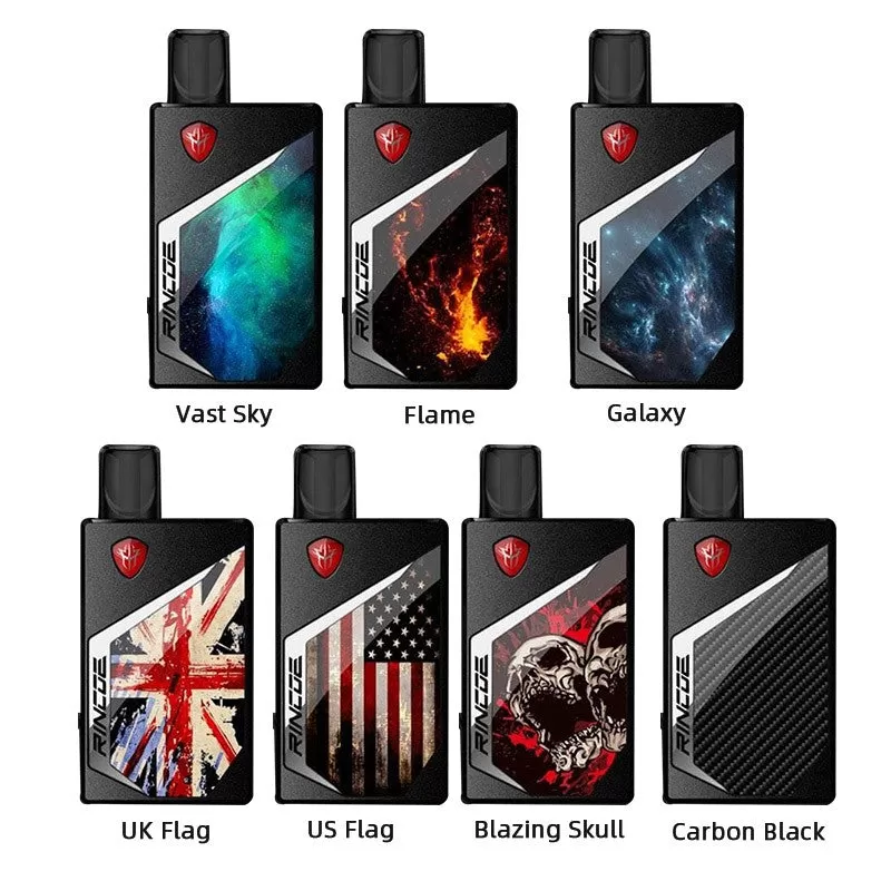 Rincoe Tix Pod System Starter Kit 1000mAh - Blazing Skull