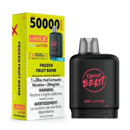 Flavour Beast Level X G2 Ultra Pod – 50k Puffs – Frozen Fruit Bomb