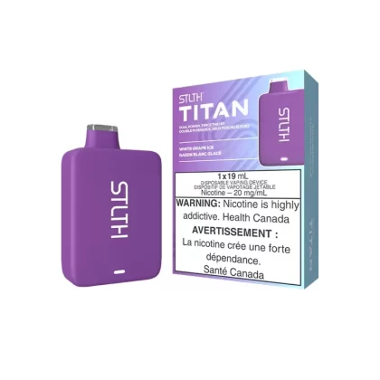 STLTH TITAN 10K – WHITE GRAPE ICE