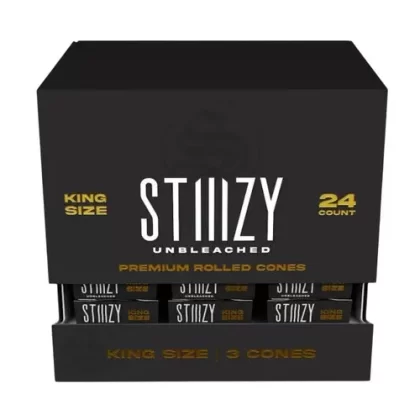 Stiiizy Premium Rolled Cones King Size – 24 Count