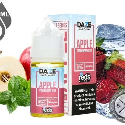 Strawberry Iced Reds Apple 7 Daze Salt 30ml
