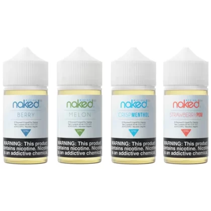 Naked 100 Menthol 4 Bottle Bundle - 240mL (4x60mL); Vape Product, Vape Product
