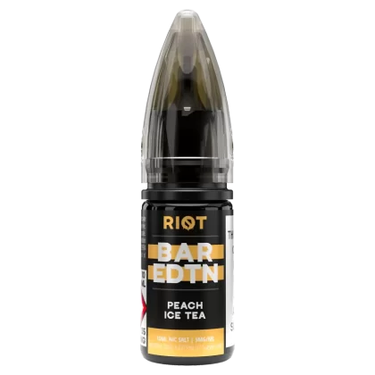 Peach Ice Tea Riot Bar EDTN Nic Salt 10ml - 5mg - Vape Product (43D124)