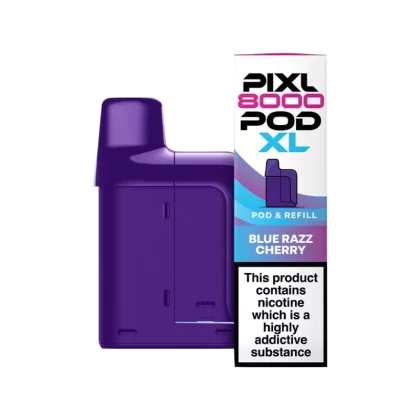 Blue Razz Cherry Pixl 8000 Refill Pack - Ecigwizard
