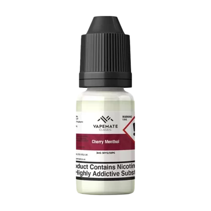 Vapemate Classic Cherry Menthol 10ml - 50VG / 50PG / 0mg - Ecigwizard