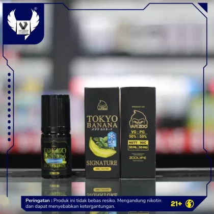 TOKYO BANANA SIGANTURE ICE EDITION SALTNIC 30ML