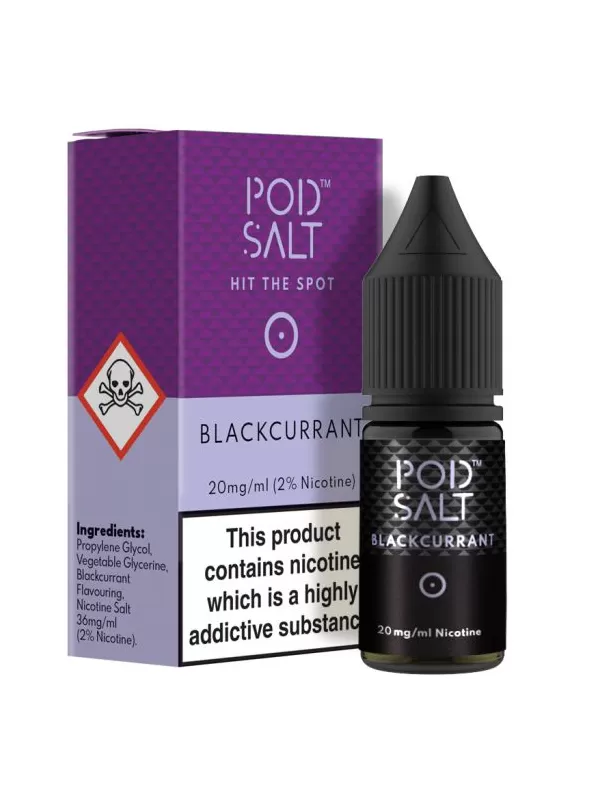 Pod Salt Blackcurrant Nic Salt E-Liquid - 11mg