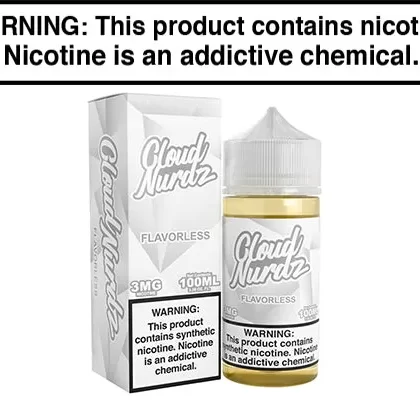 FLAVORLESS BY CLOUD NURDZ 100ML - Vapejuice