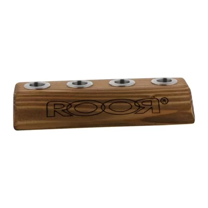 RooR® | Wooden Bowl Holder | 19mm – 4 Holder – Dark Wood