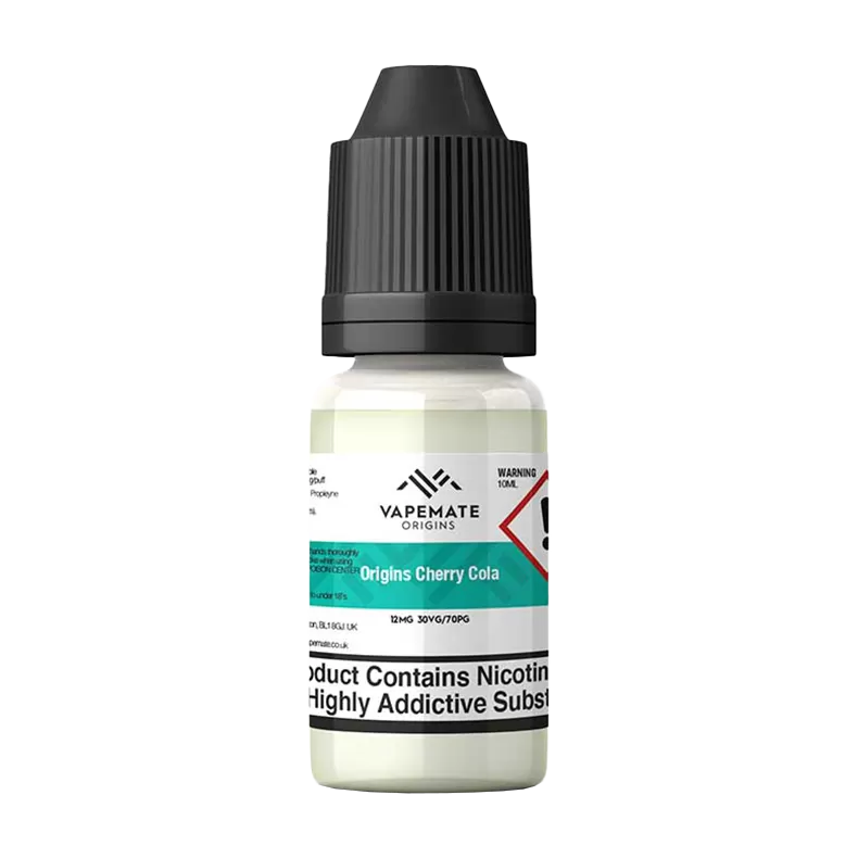 Vapemate Origins Cherry Cola 10ml - 6mg - Vape Product
