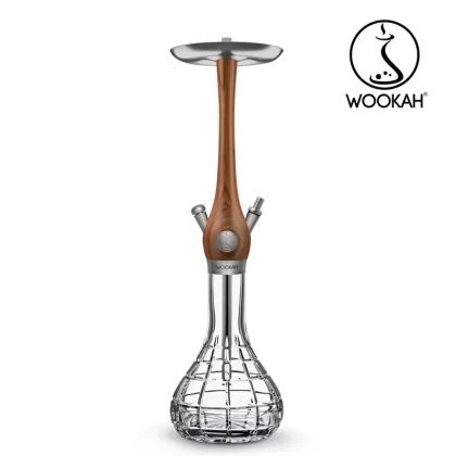 Wookah Mastercut Squares Walnut - Wookah / Edelstahl / Holz