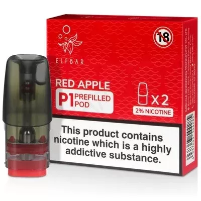 Red Apple Elf Bar Mate P1 Prefilled Pods - Ecigpremium