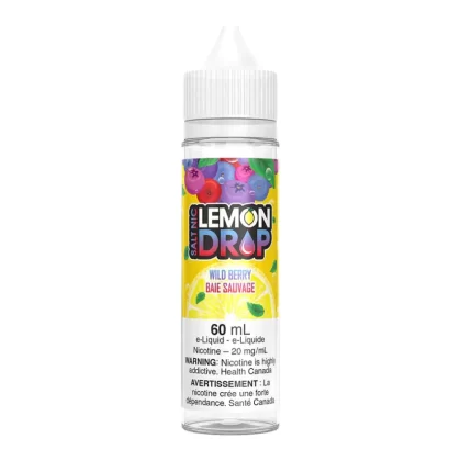 Lemon Drop Salt Nic E-Liquid - Wild Berry 60ml - 20mg/ml