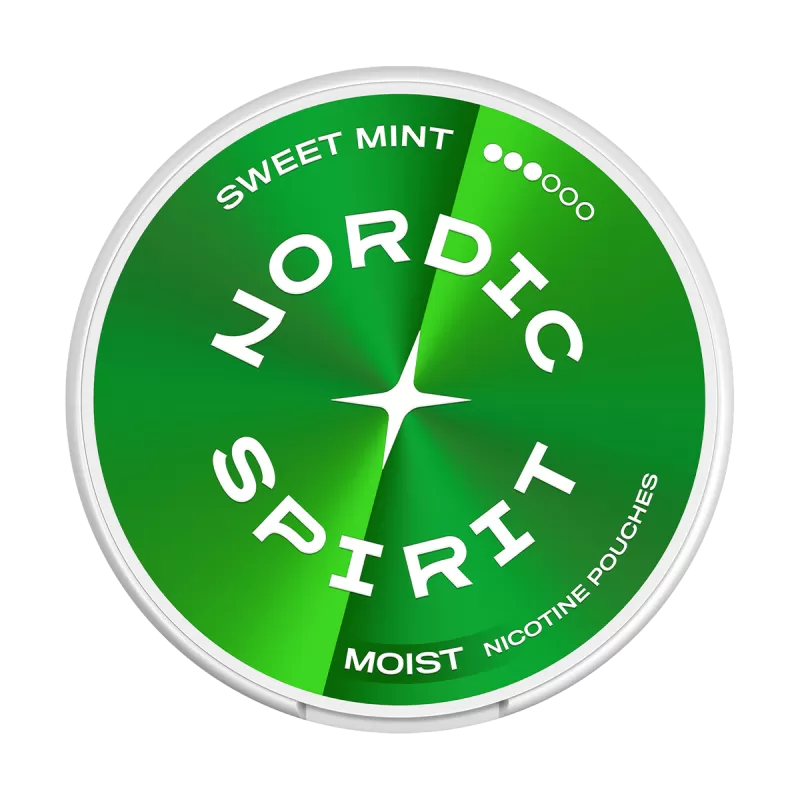 Sweet Mint Nordic Spirit Nicotine Pouches - 12mg - Vape Product - Image 2