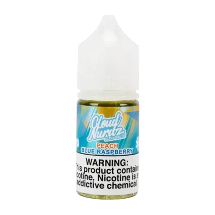 Iced Peach Blue Raspberry Cloud Nurdz Salts