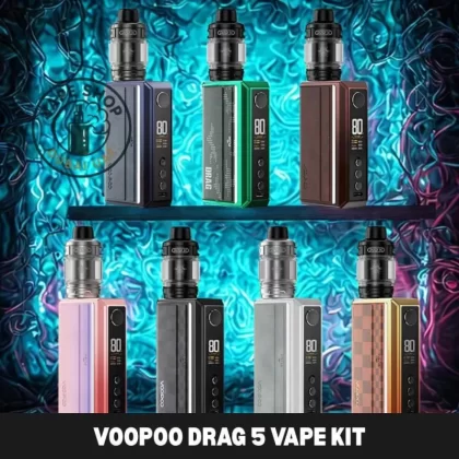 VOOPOO Drag 5 Vape Kit 177W In UAE - Black, Blue