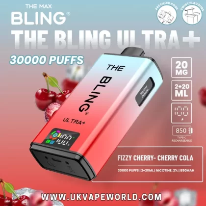 Fizzy Cherry Bling 30k Ultra Plus Prefilled Pod Kit