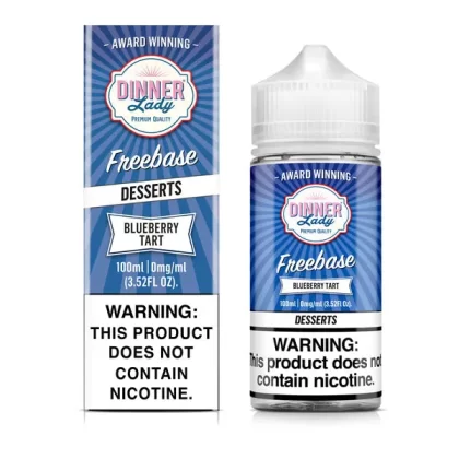 Dinner Lady Blueberry Tart TFN 100mL Freebase Vape Juice