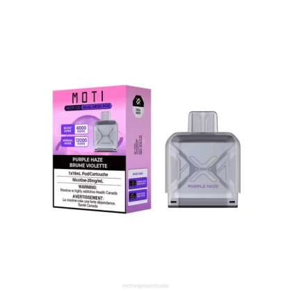 MOTI vape pods Australia – MOTI Go Pro Disposable Pod Purple Haze 6422T94