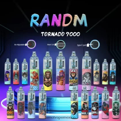Fumot Tornado Pluma vaporizador desechable 7000 de 14 ml (1 pieza) hielo de piña H0XPTX90 Fumot Vape Flavors