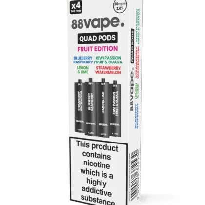 88Vape Quad Fruits Edition Pods (x4) - Vape Product