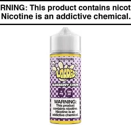 BLUEBERRY CREPE BY LOADED E LIQUID 100ML | 120ML - Vapejuice