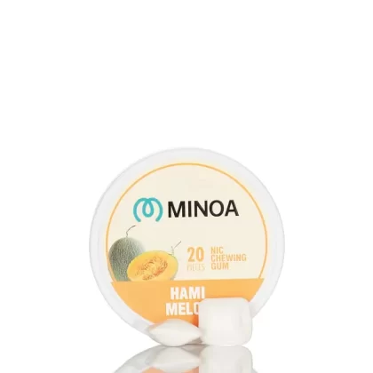 Minoa Nicotine Gum - Pack of 20 - Hami Melon 6mg