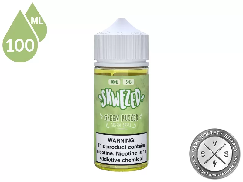 Green Apple SKWEZED 100ml - Image 3