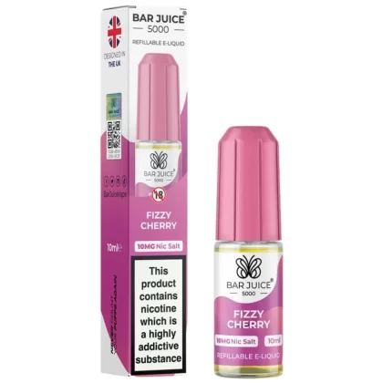 Fizzy Cherry Nic Salt E-Liquid by Bar Juice 5000 (10ml) - 5mg