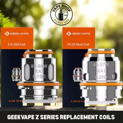 GEEKVAPE Z Series Coils 0.15ohm, 0.2 ohm, 0.25ohm, 0.4ohm Mesh Replacement Coils in Dubai, UAE - Vapeshopdubaiuae