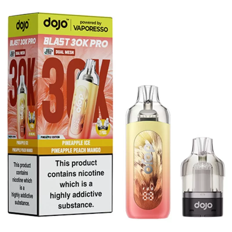 Dojo Blast 30K Pro Prefilled Vape Kit by Vaporesso - Blueberry Sour Raspberry + Blueberry - Image 2