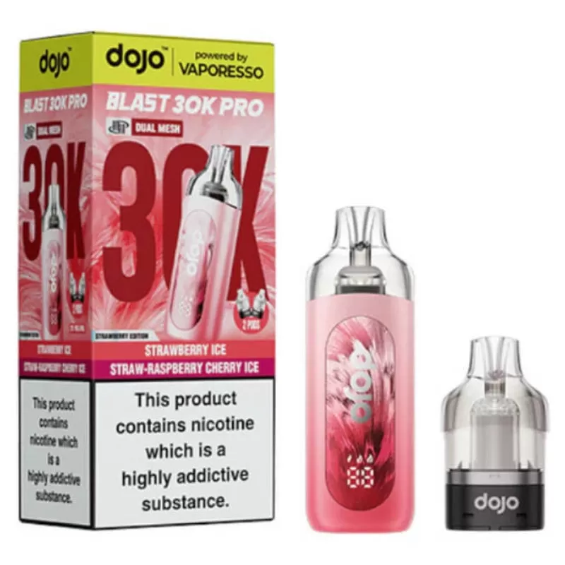 Dojo Blast 30K Pro Prefilled Vape Kit by Vaporesso - Blueberry Sour Raspberry + Blueberry - Image 3