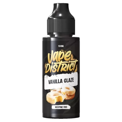 Vanilla Glaze by Vape District 100ml - NIC SALT SHOTS (+£1.99)