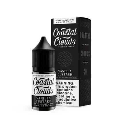 Coastal Clouds Vanilla Custard 30ml Salt E-Juice - Eliquidsupply
