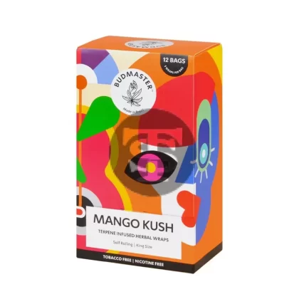 Bud Master Herbal Wraps, Mango Kush 12x2pk - Ejuicewarehouse