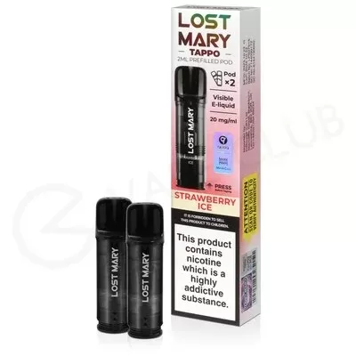 Strawberry Ice Lost Mary Tappo Prefilled Pod