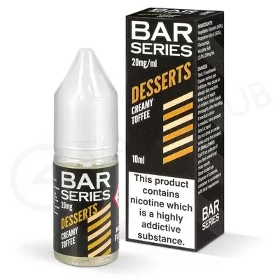 Creamy Toffee Nic Salt E-Liquid by Bar Series Desserts - Ecigpremium