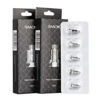 SMOK Nord Coils Pack Of Five – 0.8 Mesh MTL 0.6 mesh 1.4O Ceramic DC 0.6