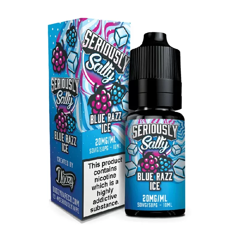 Blue Razz Ice E-Liquid by Seriously Salty - Vape Product, Vape Product