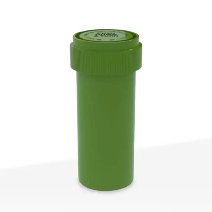 Child Resistant | Opaque Green Reversible Cap Vials | 16 Dram – 3 Grams – 230 Count