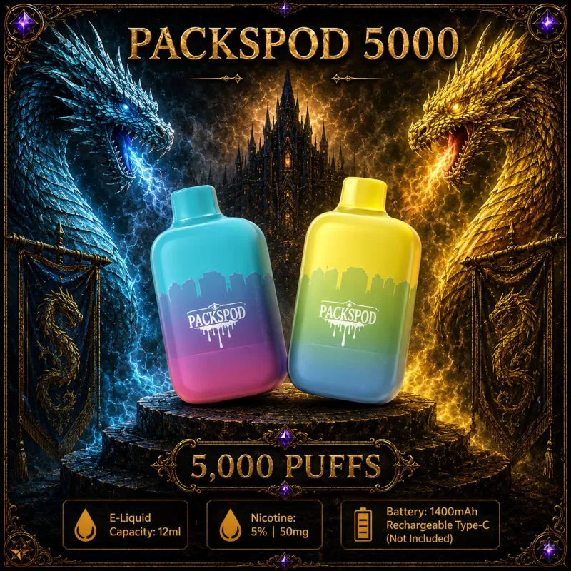 Packspod 5000 - Strawberry Cereal Donut Milk (BLK Series)