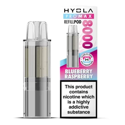 Hyola Pro Max 8000 Prefilled Pod Blueberry Raspberry - Vape Store